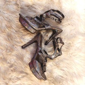 Sarah Jayne • Sparkly Silver Heels